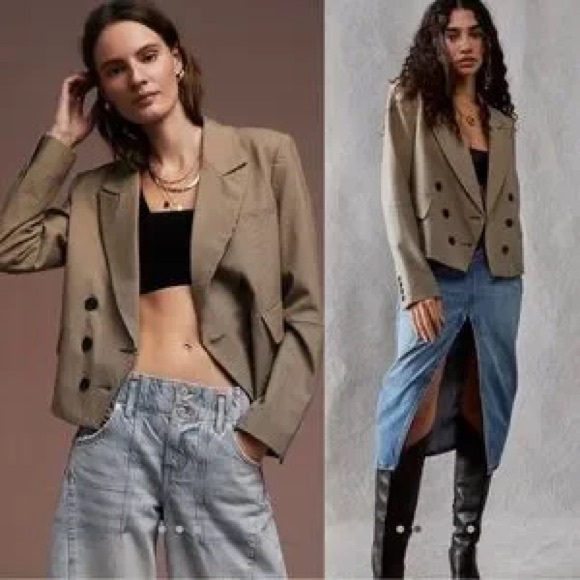 Free People Betty Blazer NWOT - Picture 2 of 7